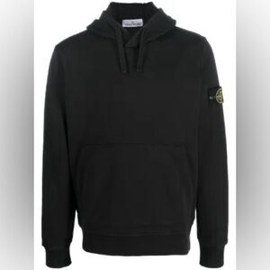NWT Stone Island Compass-patch drawstring hoodie size small